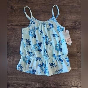 Cat & Jack Blue Floral Cami Top Size M (8) NWT